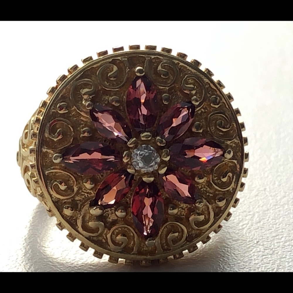Gold Sterling Silver Ring